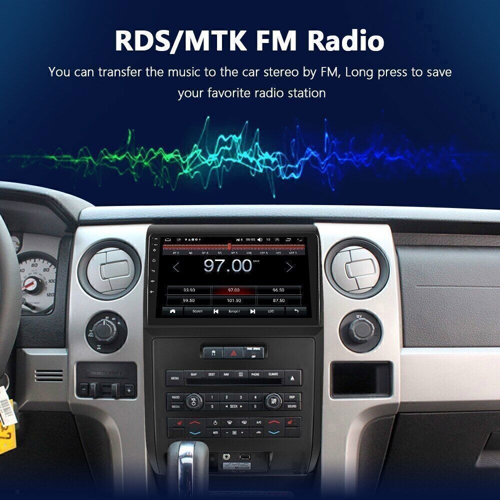 Para 2009-2014 Ford F150 reproductor de Radio estéreo para coche Carplay GPS