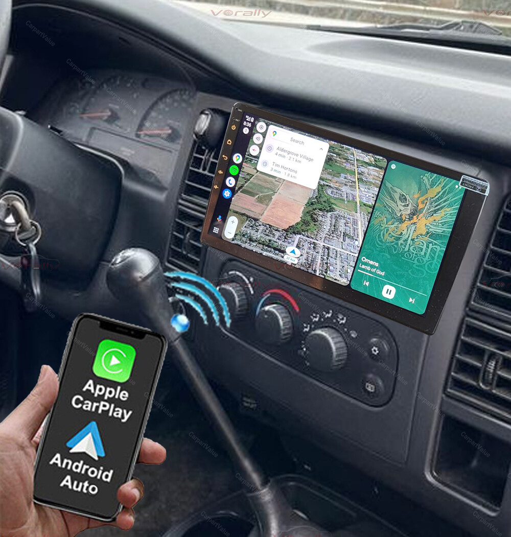 Para Dodge Dakota 2001-2004 reproductor de Radio estéreo para coche Carplay GPS