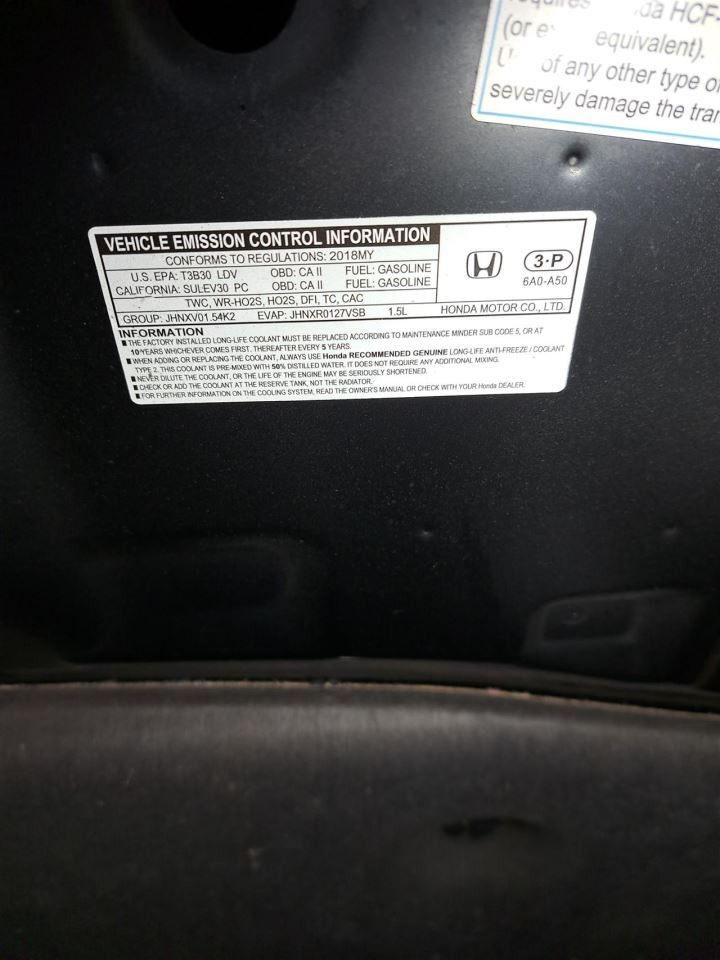 2018 Accord Stereo Radio Receiver Sku#4494423