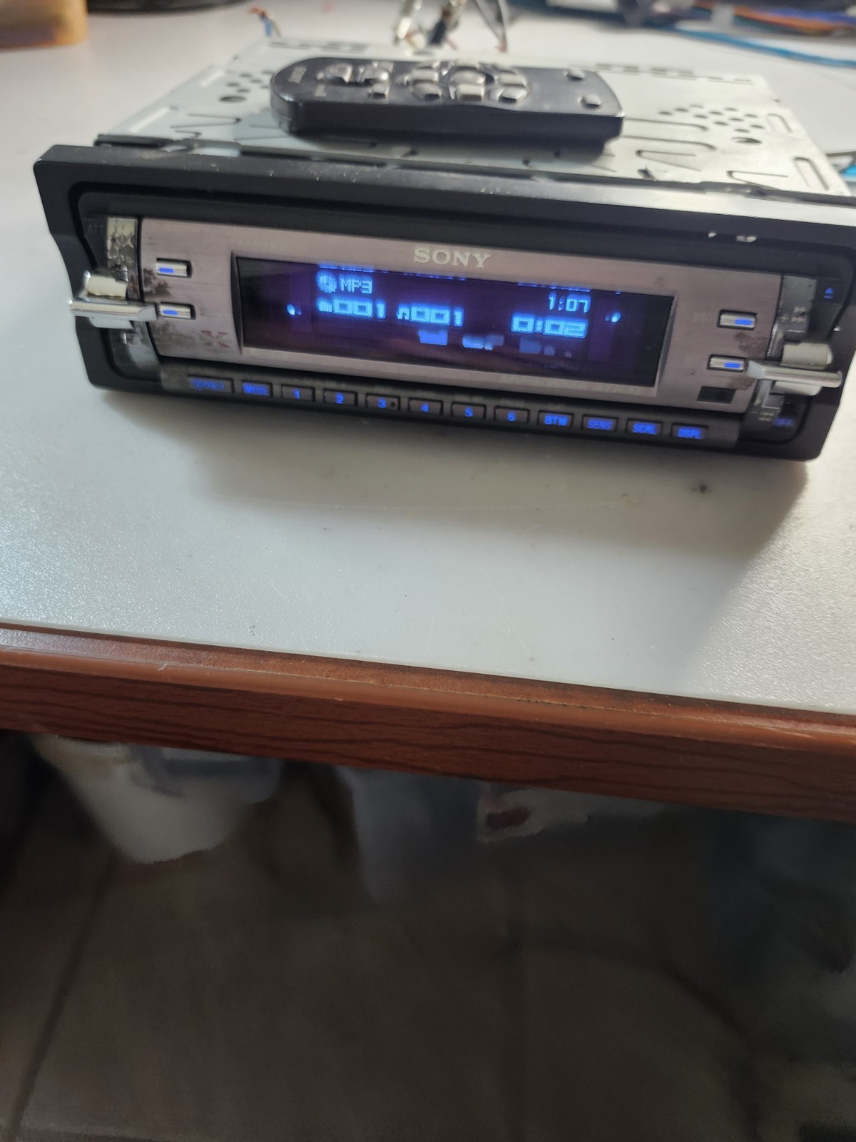 CDX-RA700 Car AM/FM Radio CD Player MP3 WMA Playback WORKS