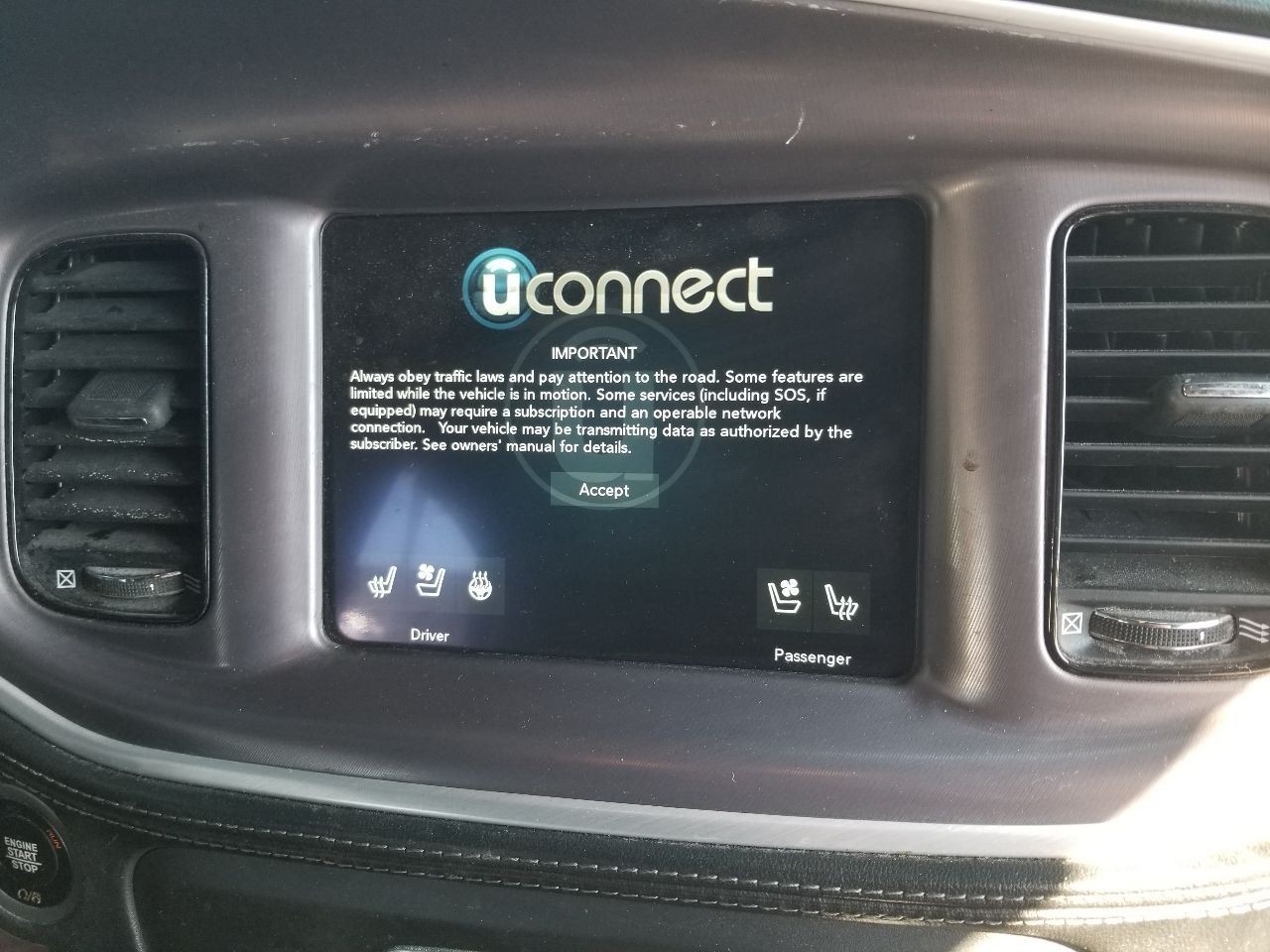 21 2021 DODGE CHARGER R/T RADIO AUDIO 8.4” DISPLAY AND RECEIVER 68472642AE