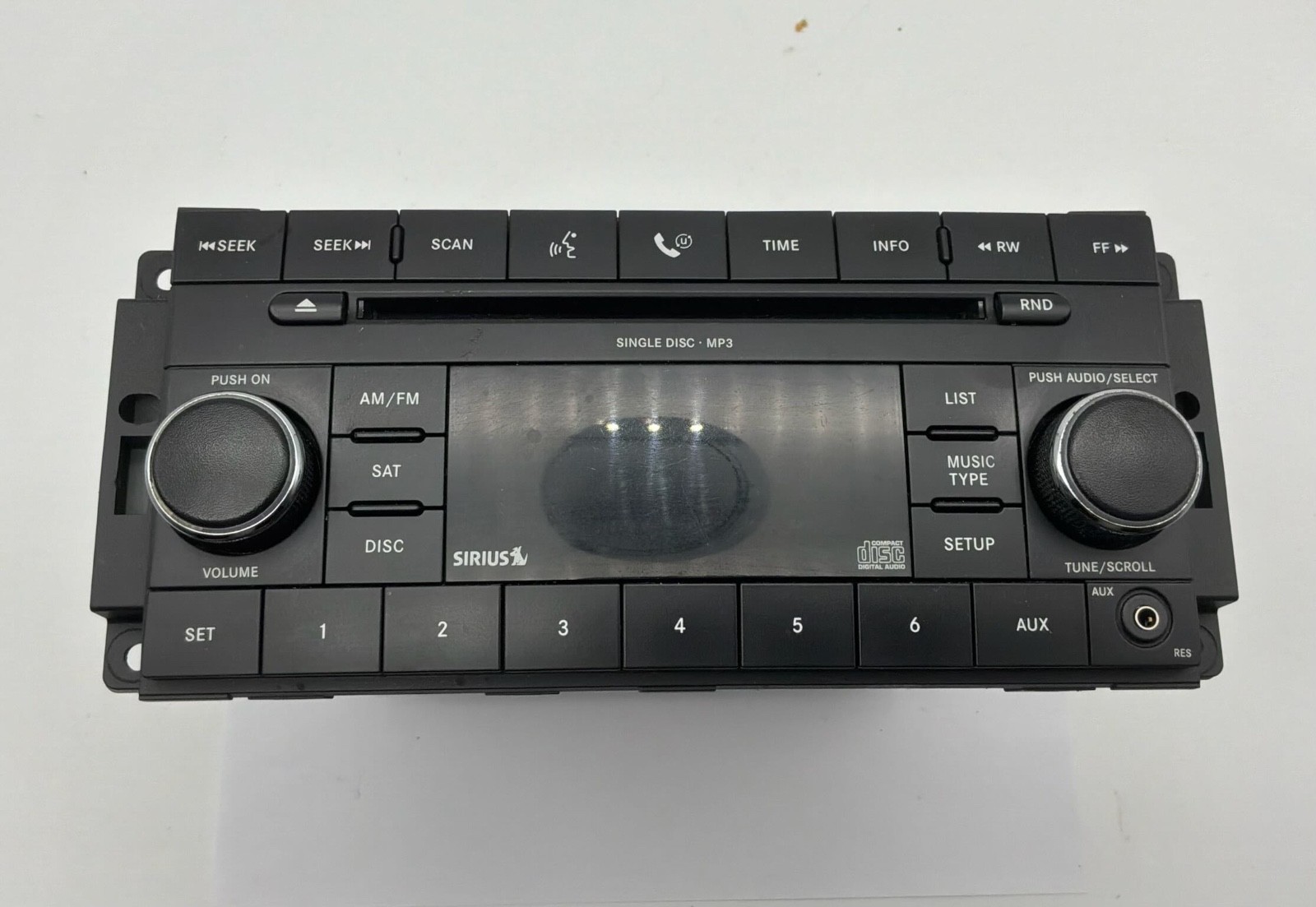 OEM 08-10 Dodge Charger AM FM Radio MP3 Single Disc CD Player Satellite Receiver