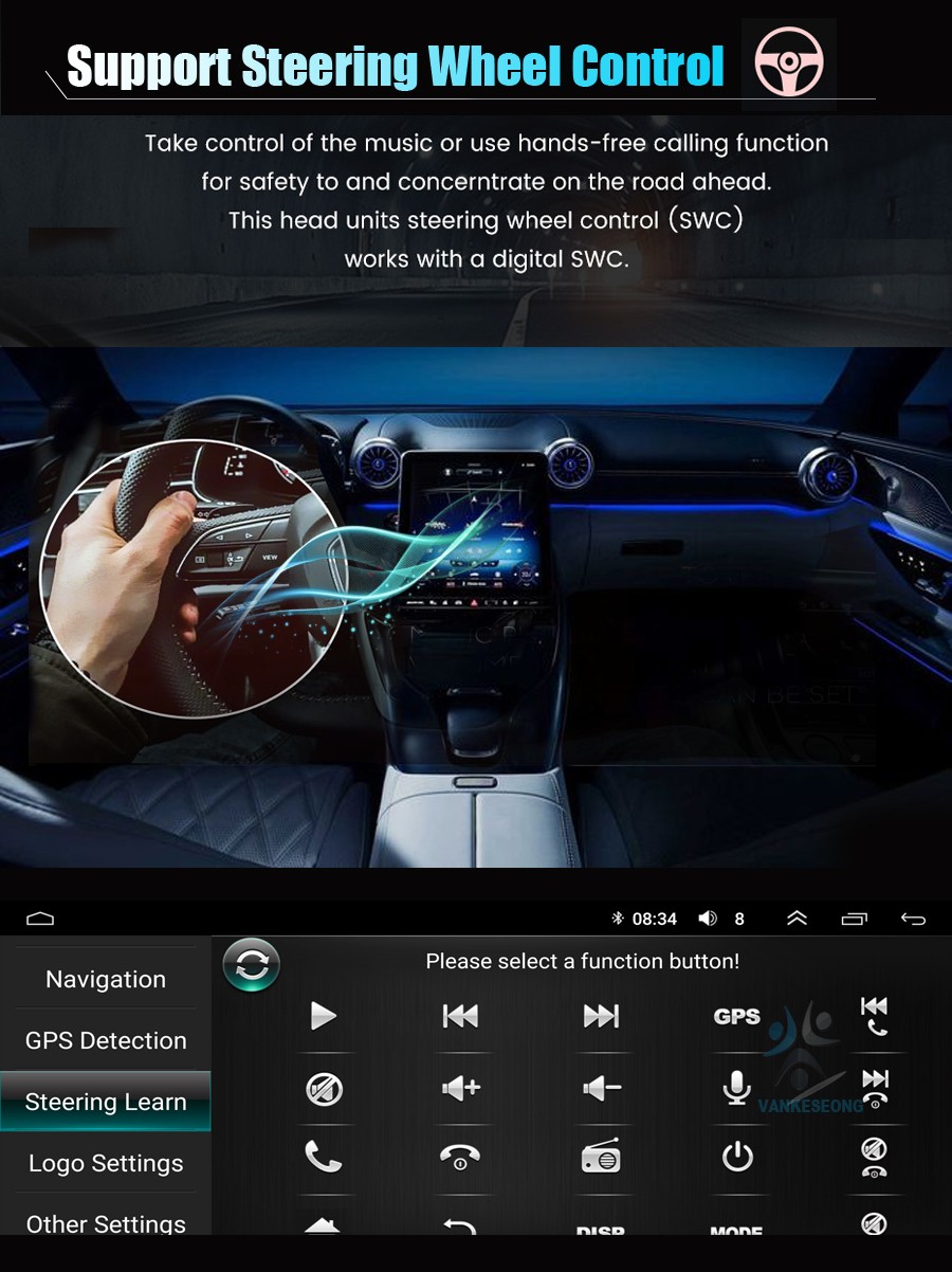 10inch Android15 Car Stereo Navigation GPS For Toyota Landcruiser Prado 2013-2018