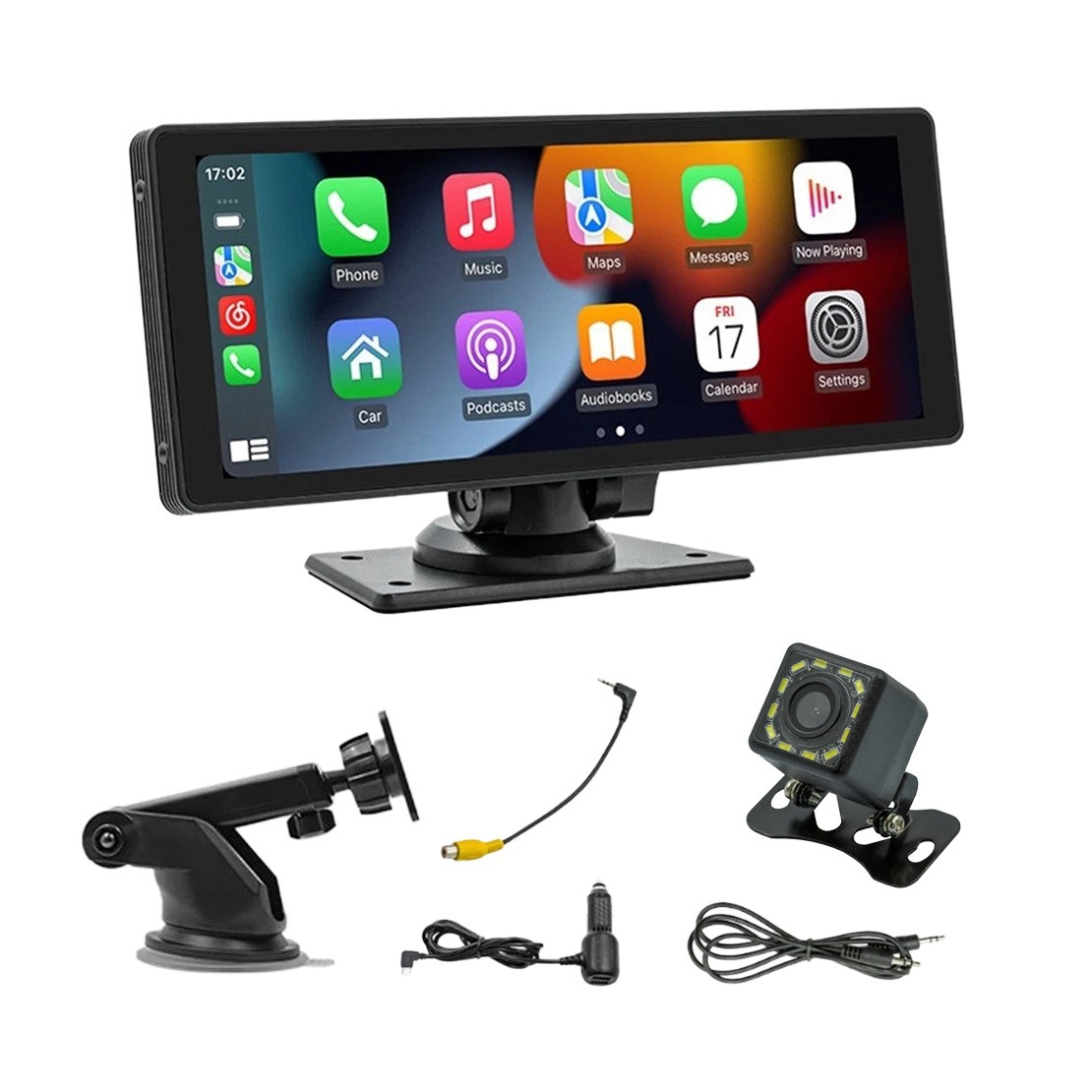 Portable Wireless Carplay Stereo Radio MP5 Player Bluetooth Video Receiver ye
