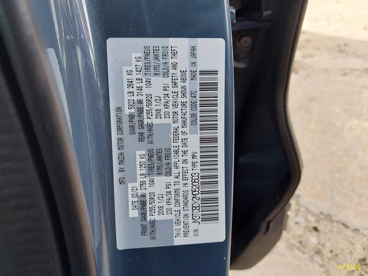 Audio Equipment Radio Controller Knob Fits 21-23 MAZDA CX-9 3609307