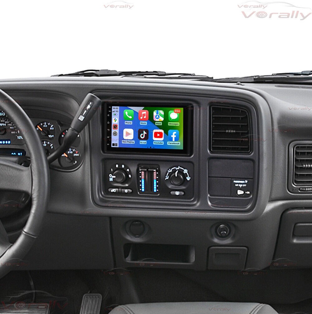 For 2003-2006 Chevrolet Silverado Tahoe Apple Carplay Car Radio Stereo Android15