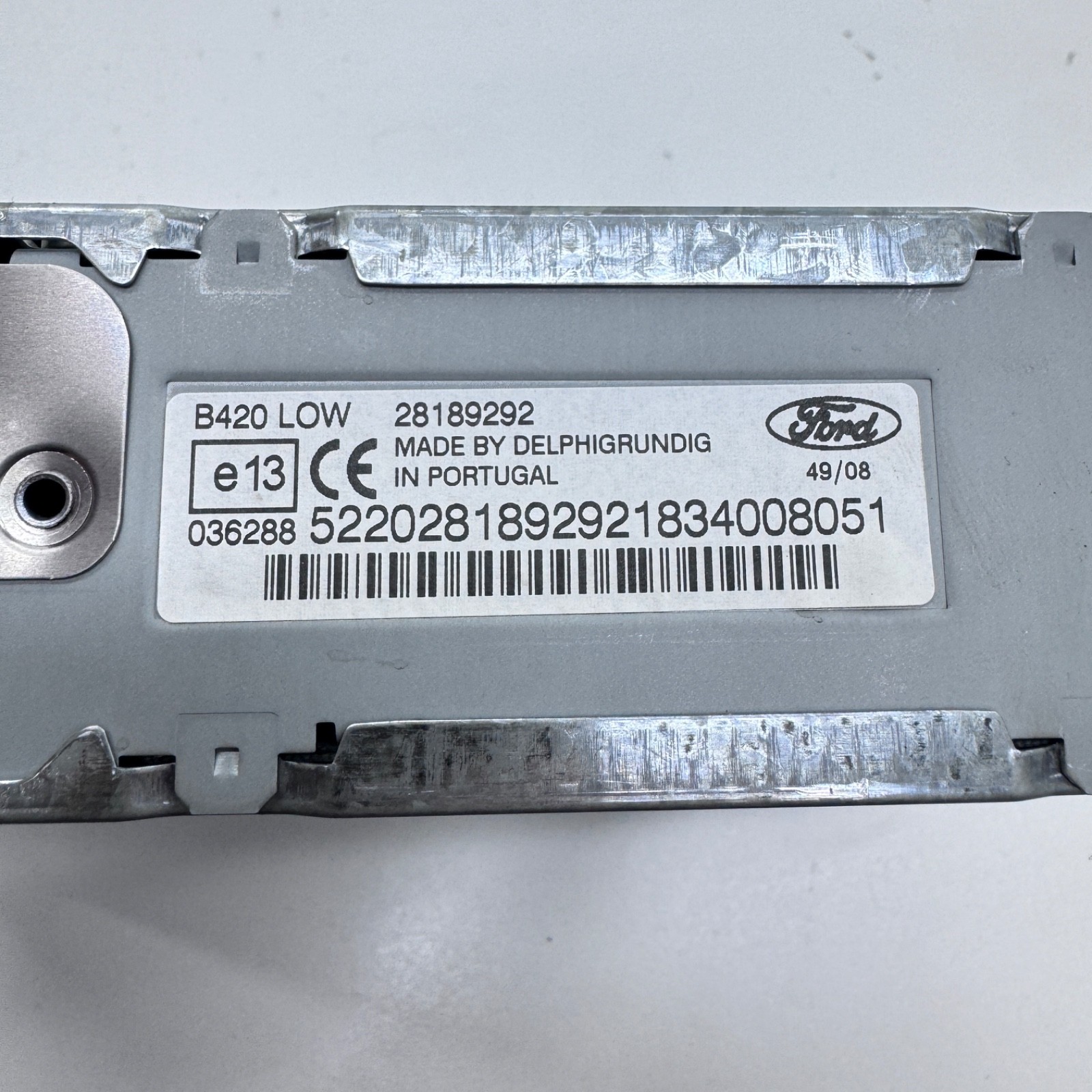 FORD KA MK2 STEREO HEAD UNIT 7354765220 RADIO CD PLAYER AUDIO 08-16