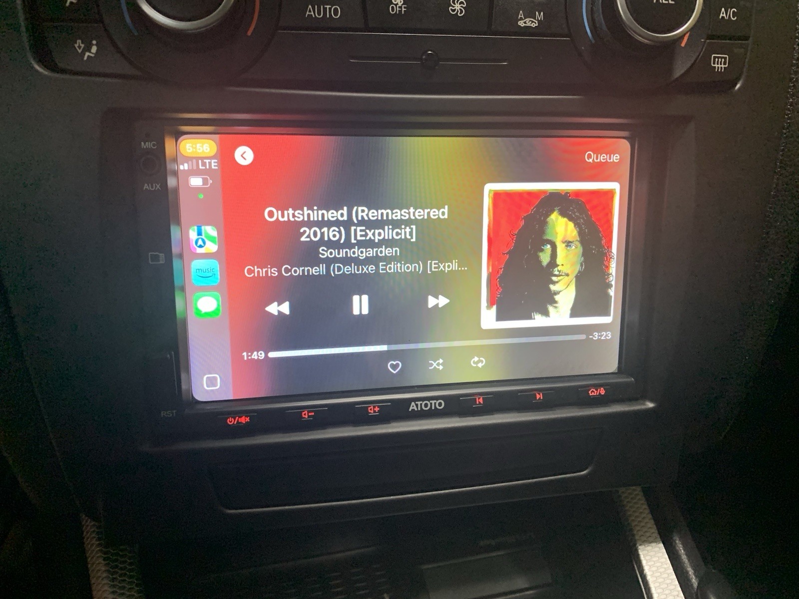 BMW 135i Carplay Radio Upgrade Bundle Logic 7 HiFi Steering Control Fiber Optic