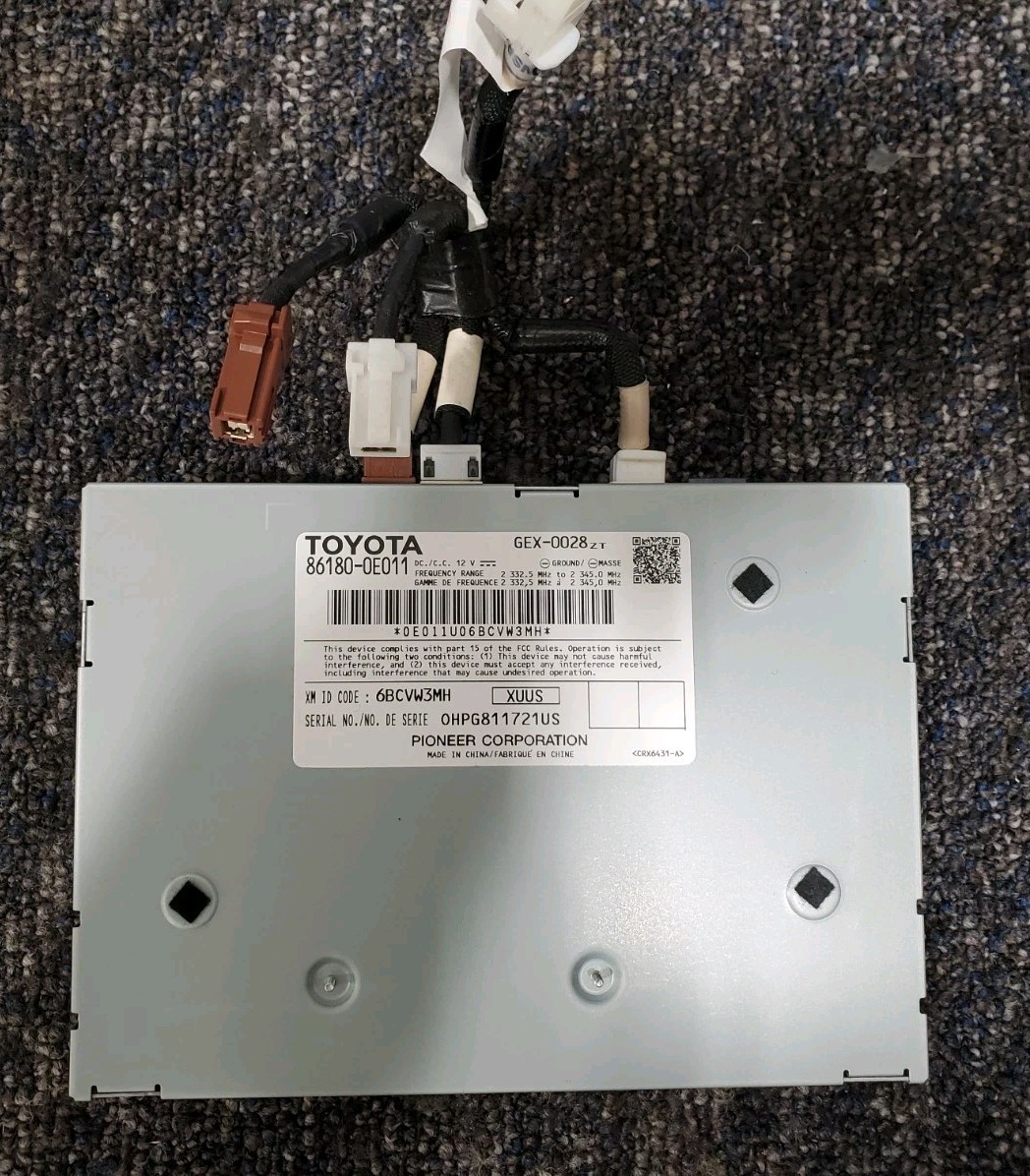 TOYOTA 86180-0E011 Radio Control Unit GEX-0028ZT