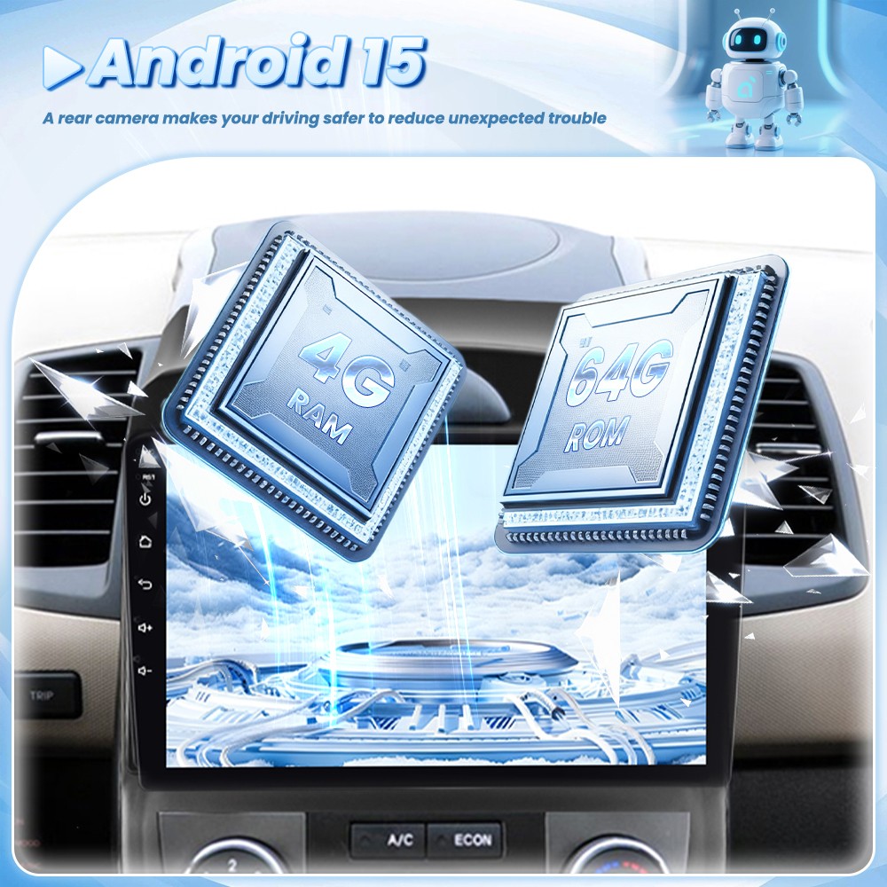 4+64GB Android 15 Carplay For Kia Soul 2010-2013 Car Stereo Radio GPS Navi + Cam