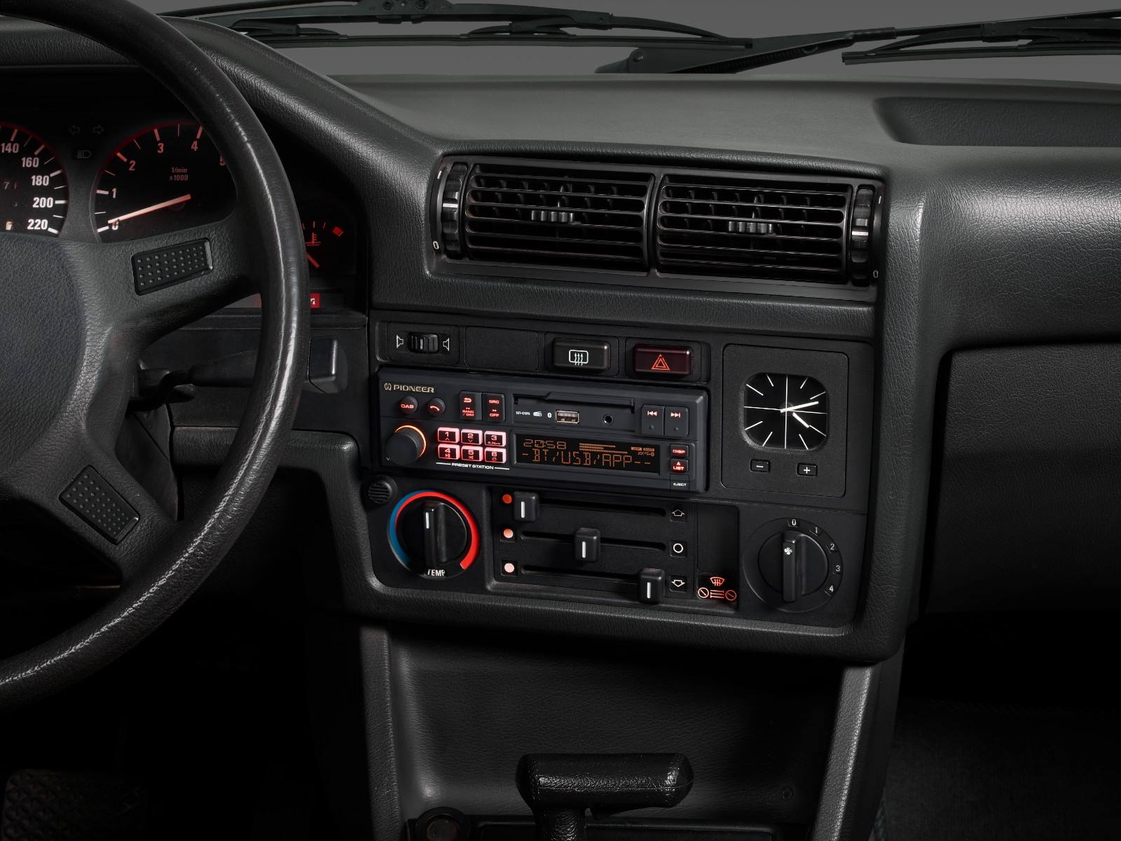 Pioneer SXT-C10PS – Retro Tape Deck Style BT DAB+ USB Aux Car Stereo IN STOCK
