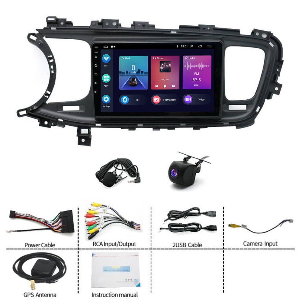 Wireless Carplay For Kia Optima K5 2011-2015 64G Android 15 Car GPS Radio Stereo