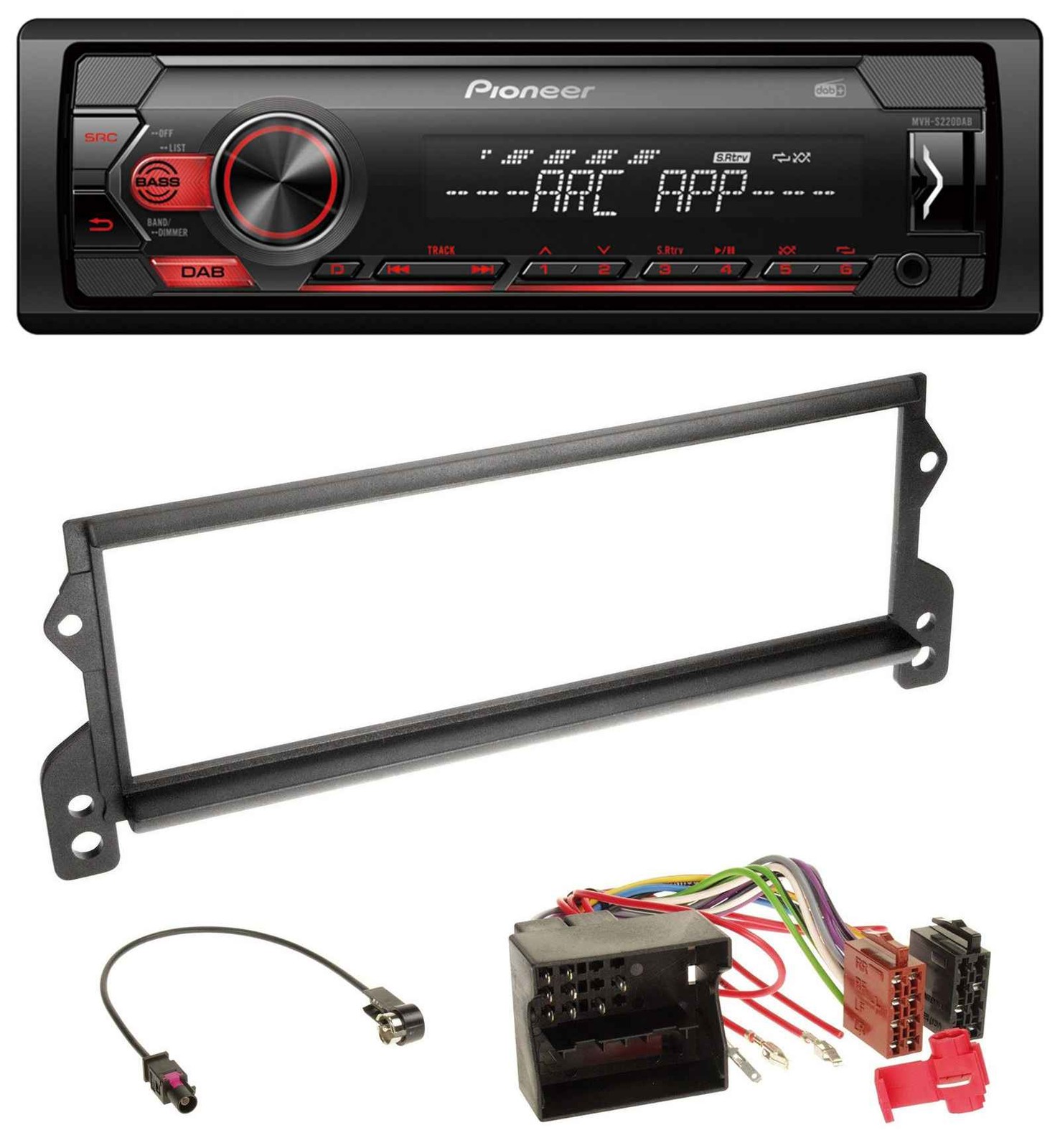 Pioneer DAB 1DIN MP3 AUX USB Car Stereo for Mini (2003 onwards, MOST)