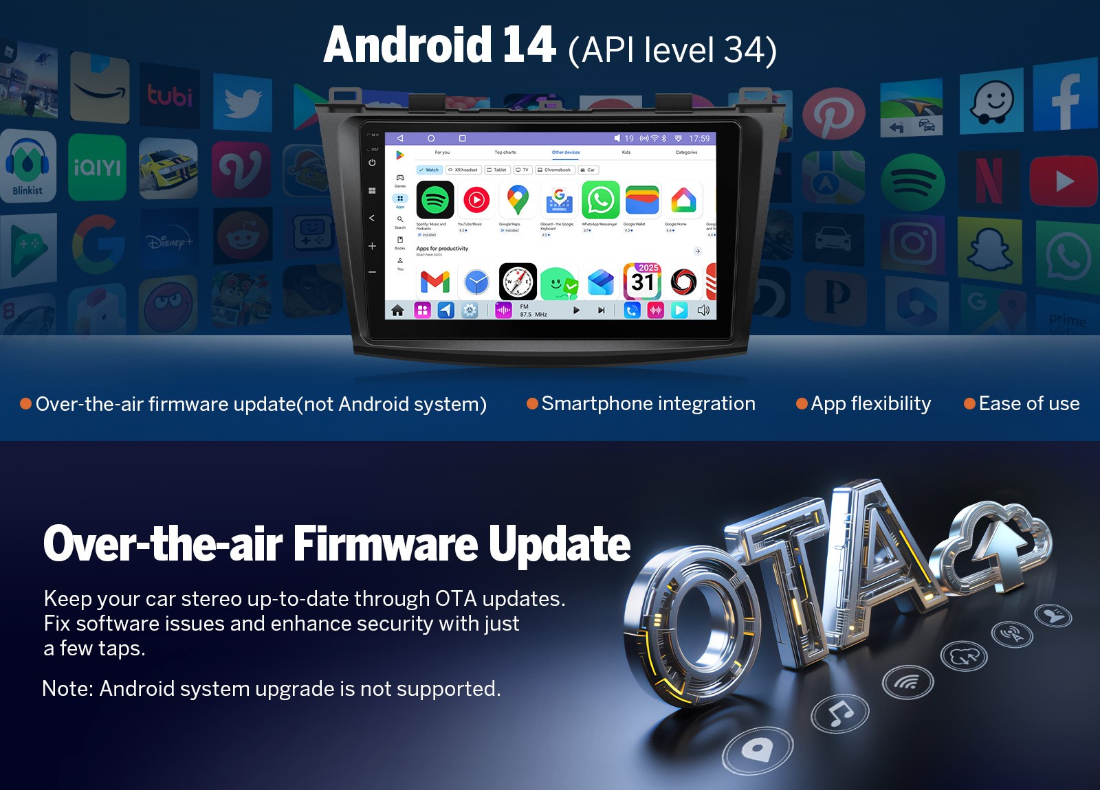 9″ Car Radio Stereo Android 14 8Core For Mazda 3 GPS Navi DSP CarPlay WiFi FM AM