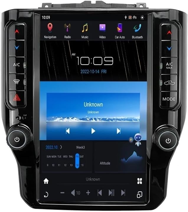 Car Radio for Dodge Ram 1500/2500/3500 (2019-2023) Stereo Upgrade 12 inch