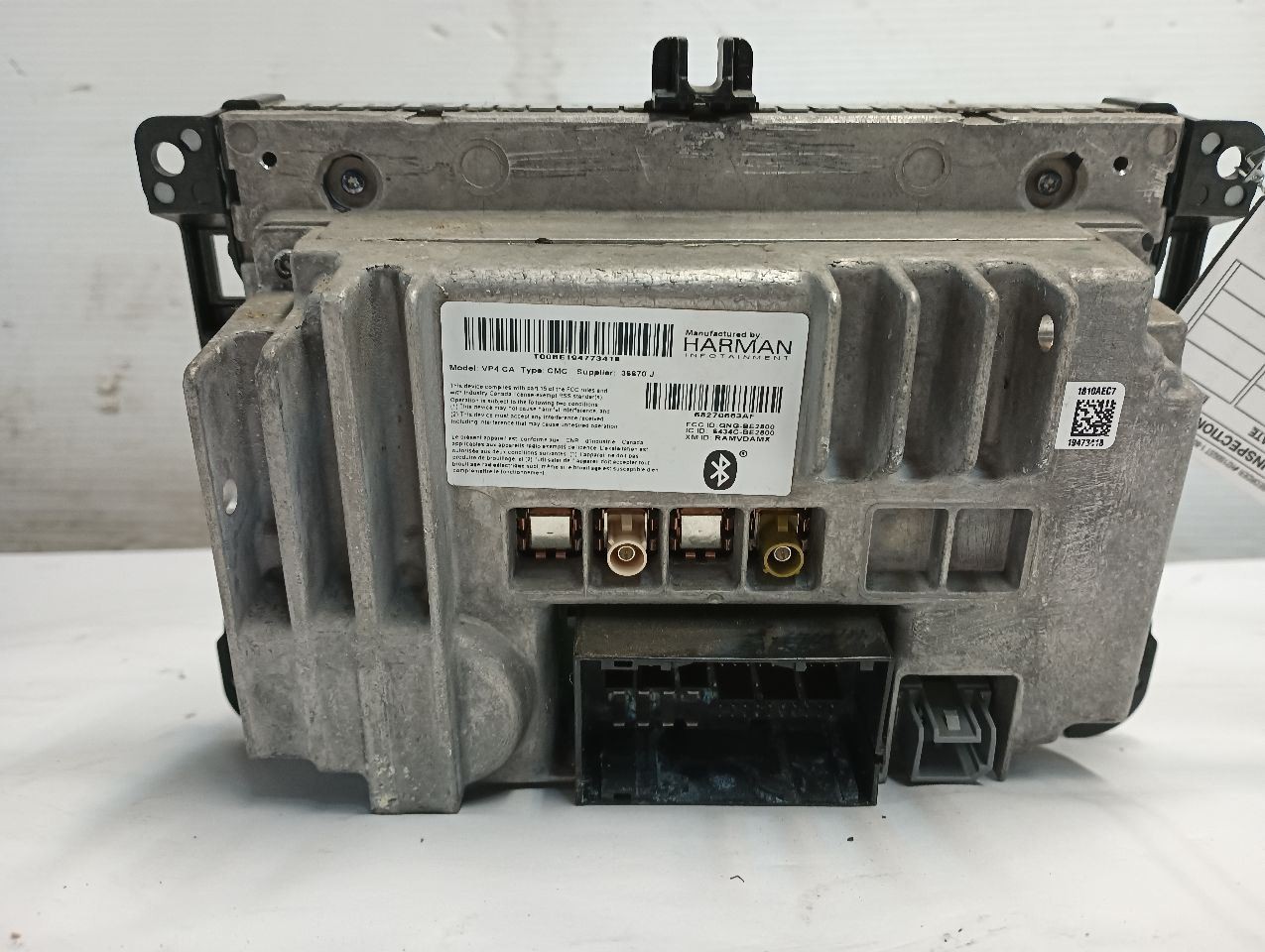 68270663AF AM FM NAV Radio Display And Receiver from 2017 RAM 1500 12410717