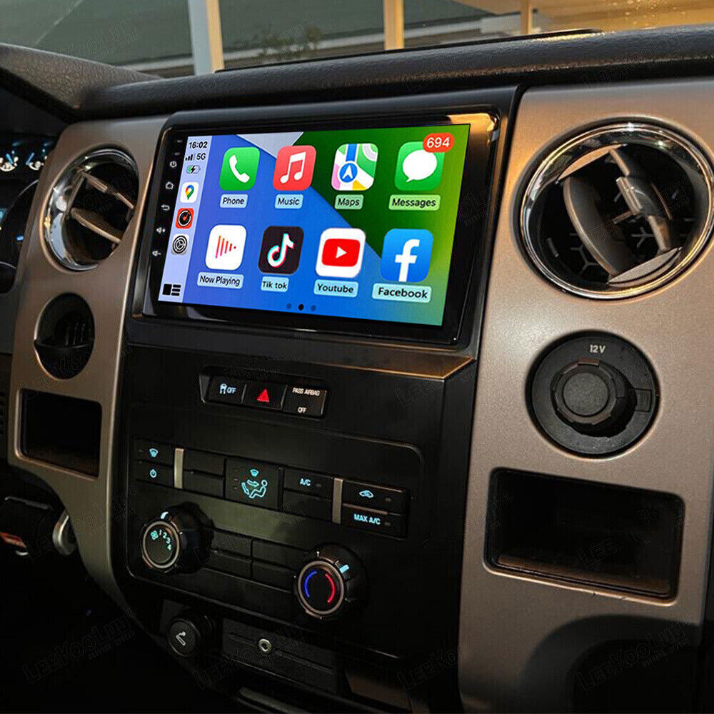 Apple Carplay Radio For 2009-2014 Ford F-150 Wifi Android 13.0 RDS GPS Navi AHD