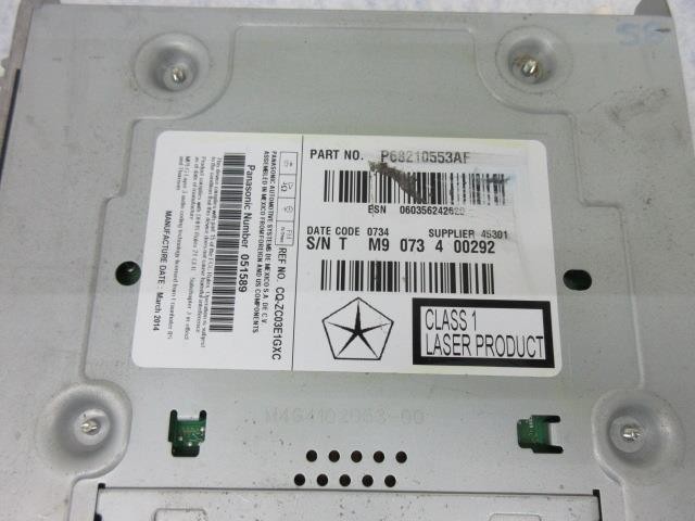 DODGE CHARGER SXT 2011-2012-2013-2014 OEM RADIO RECEIVER SCREEN 8.4¨ UCONNECT
