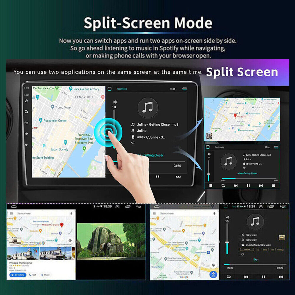 For Ford F150 F-150 2009-2014 Apple Carplay Android 14.0 Car Stereo Radio 4+64GB