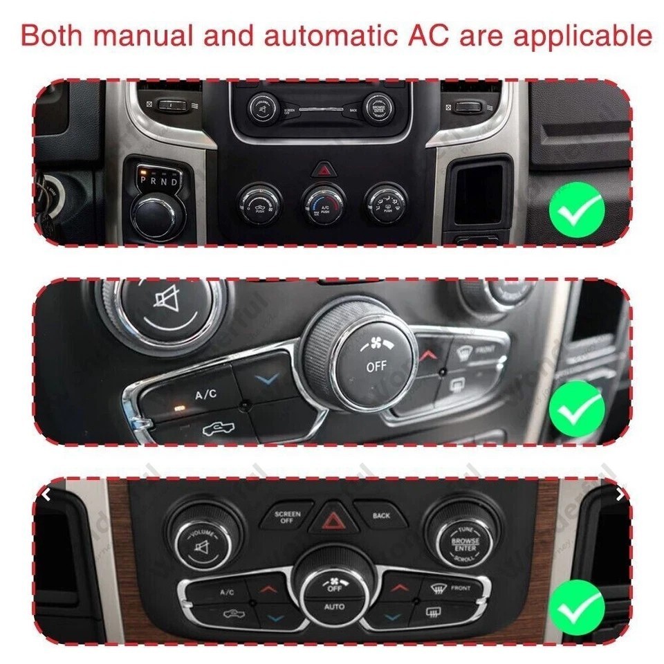 For Dodge Ram Truck 9.7″ Android Radio Stereo Wireless Carplay AHD GPS Display