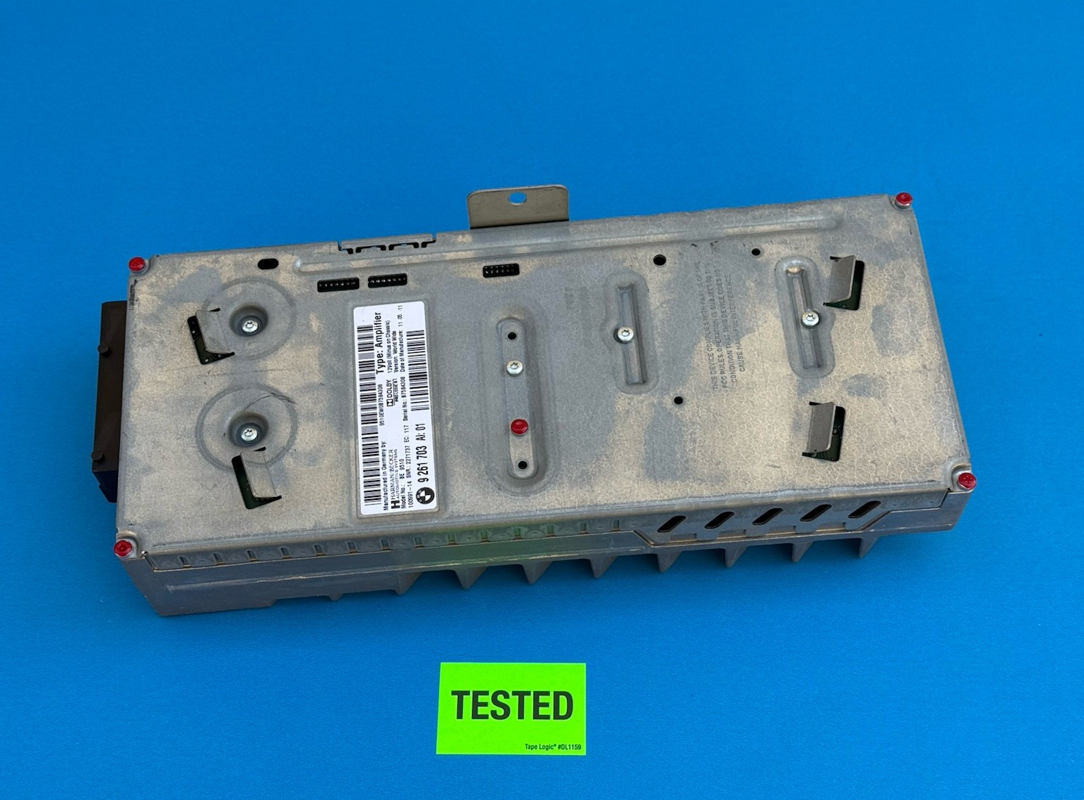 2011-2016 BMW 528i 535i 535GT 550i AMP BECKER AUDIO AMPLIFIER 9261703 OEM
