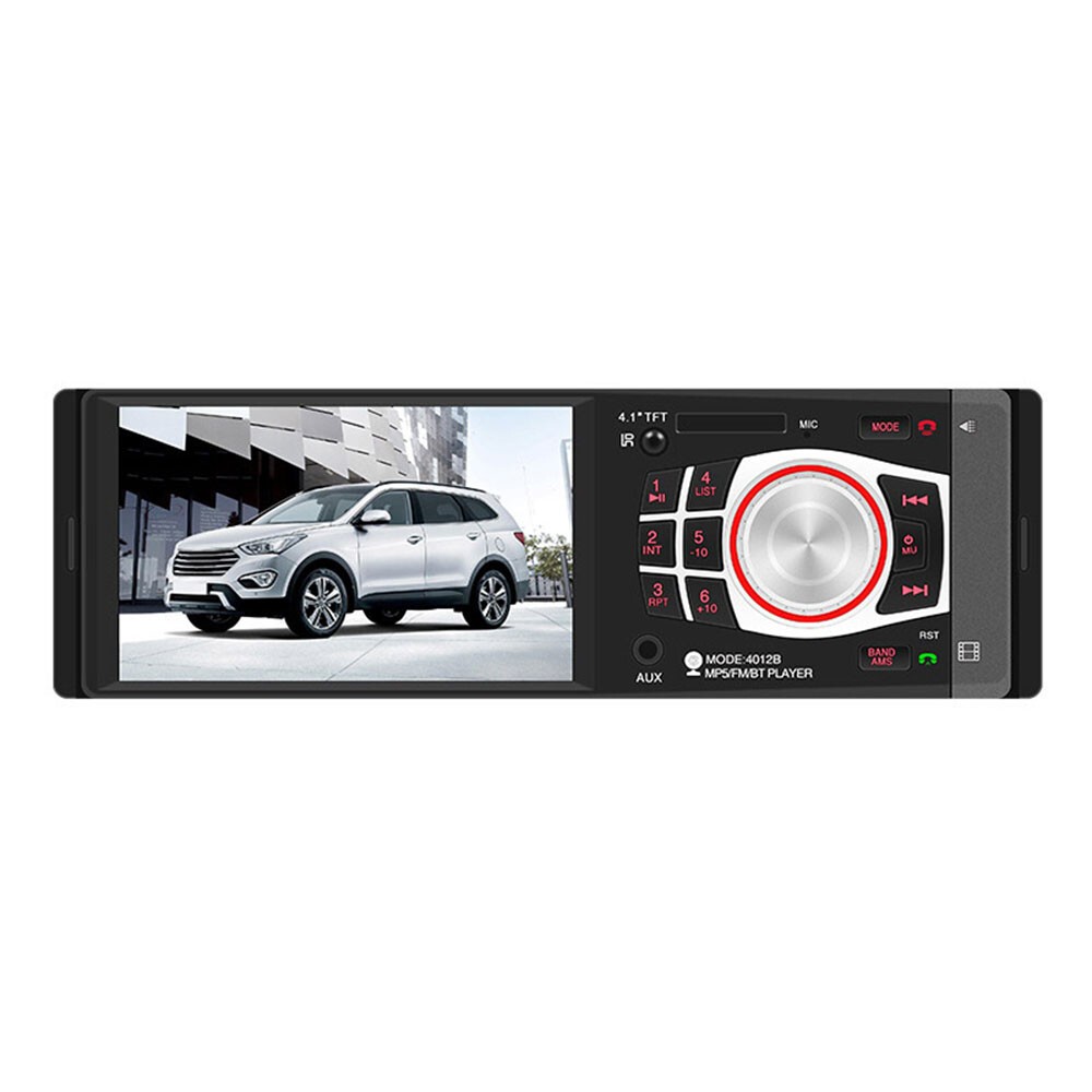 BT USB Player TF Hands-free Car Stereo Radio 4.1 inch MP3 MP4 MP5
