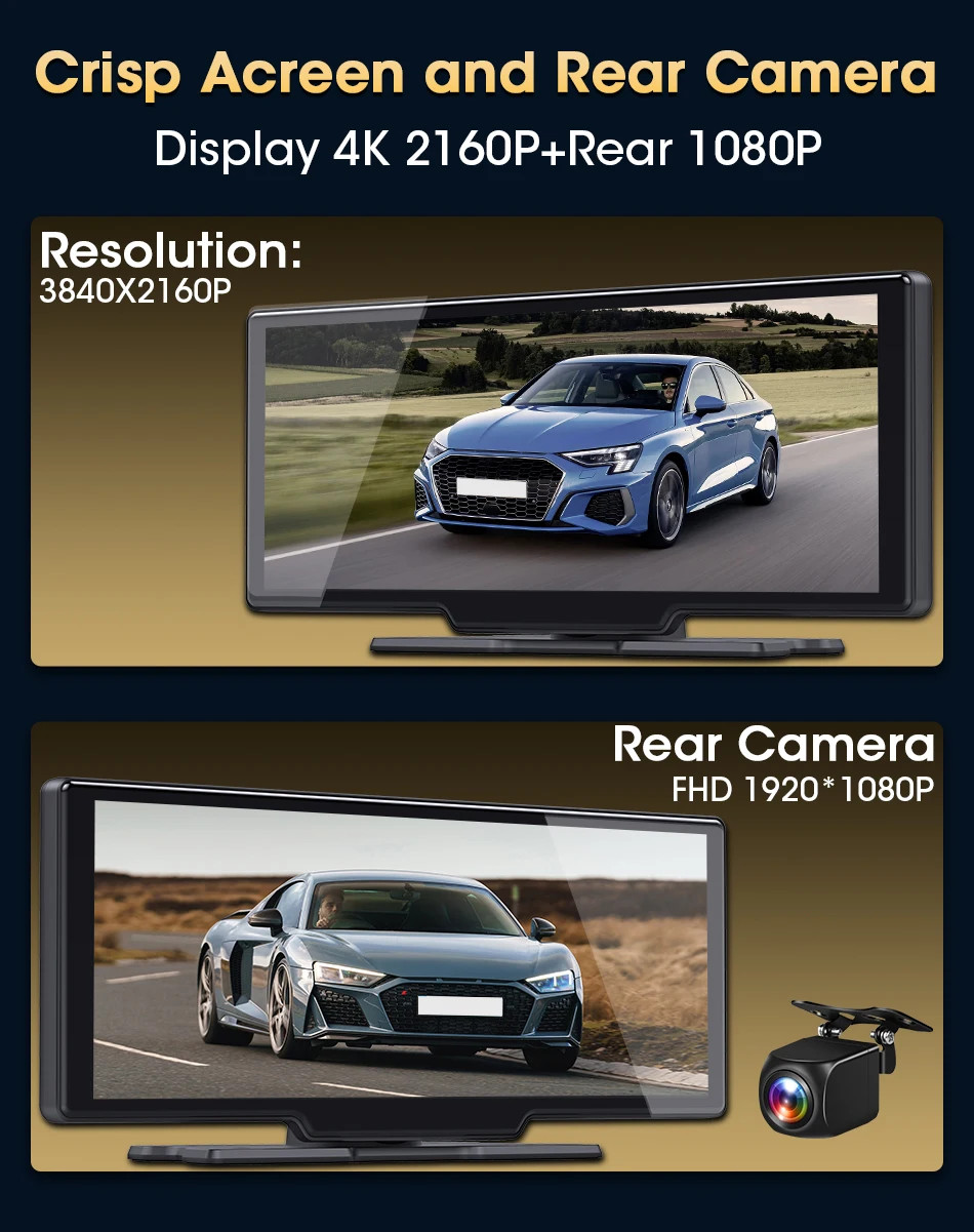 Universal Portable 10.26 Inch Car Intelligent System for 5G WIFI Plug and Play