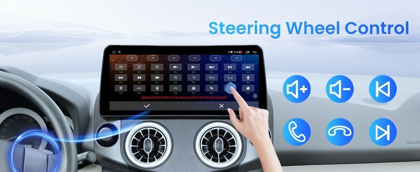 Car Radio Stereo Carplay For 07-12 Toyota RAV4 4+64G 12.3in Audio In-Dash Units