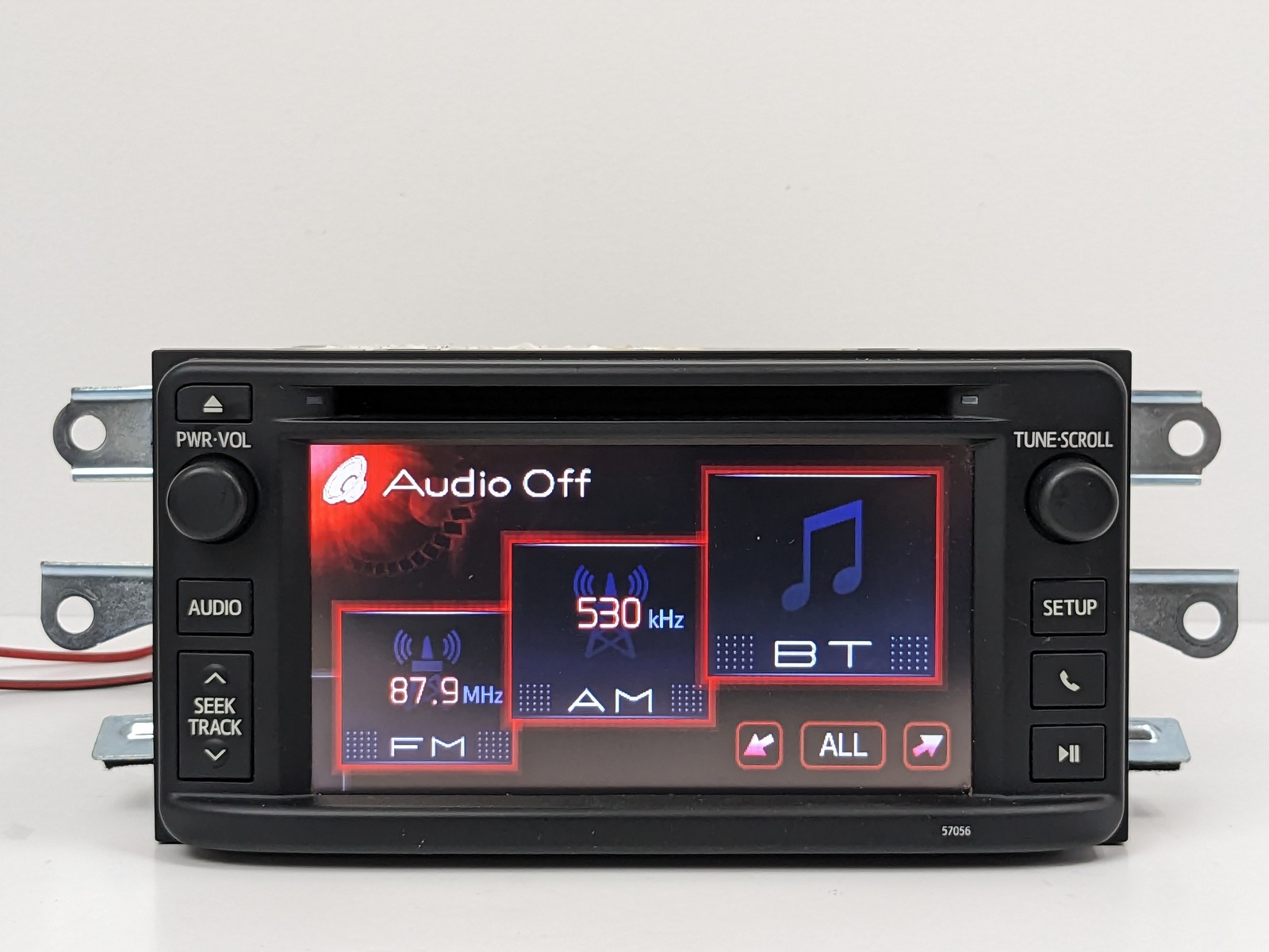 12 13 TOYOTA COROLLA RADIO BLUETOOTH CD PLAYER TOUCH-SCREEN DISPLAY 57056 OEM
