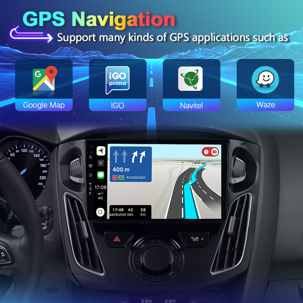 Android13 Car Stereo Head Unit For Ford Focus 2012-2018 GPS CarPlay RDS 6G+128GB