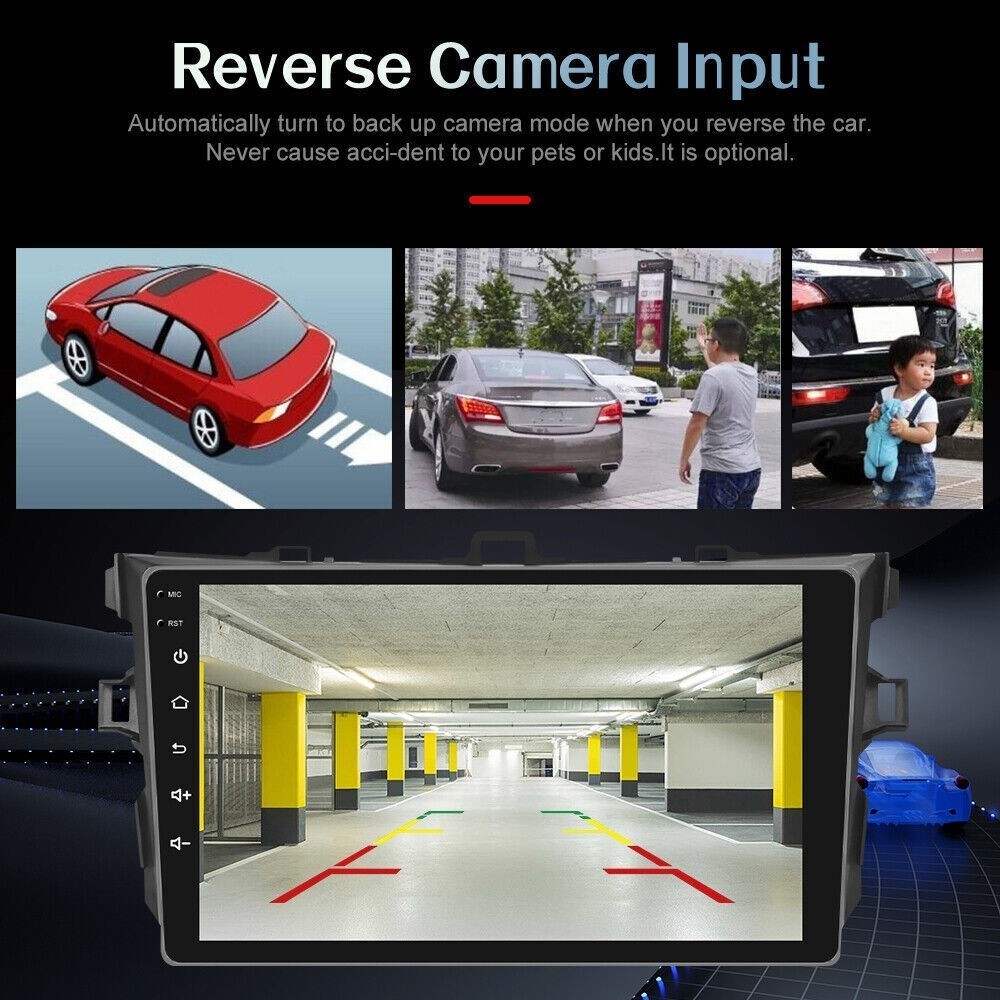 Car Radio Stereo Carplay For 2009-2013 Toyota Corolla 4+64G 9in Radio wifi