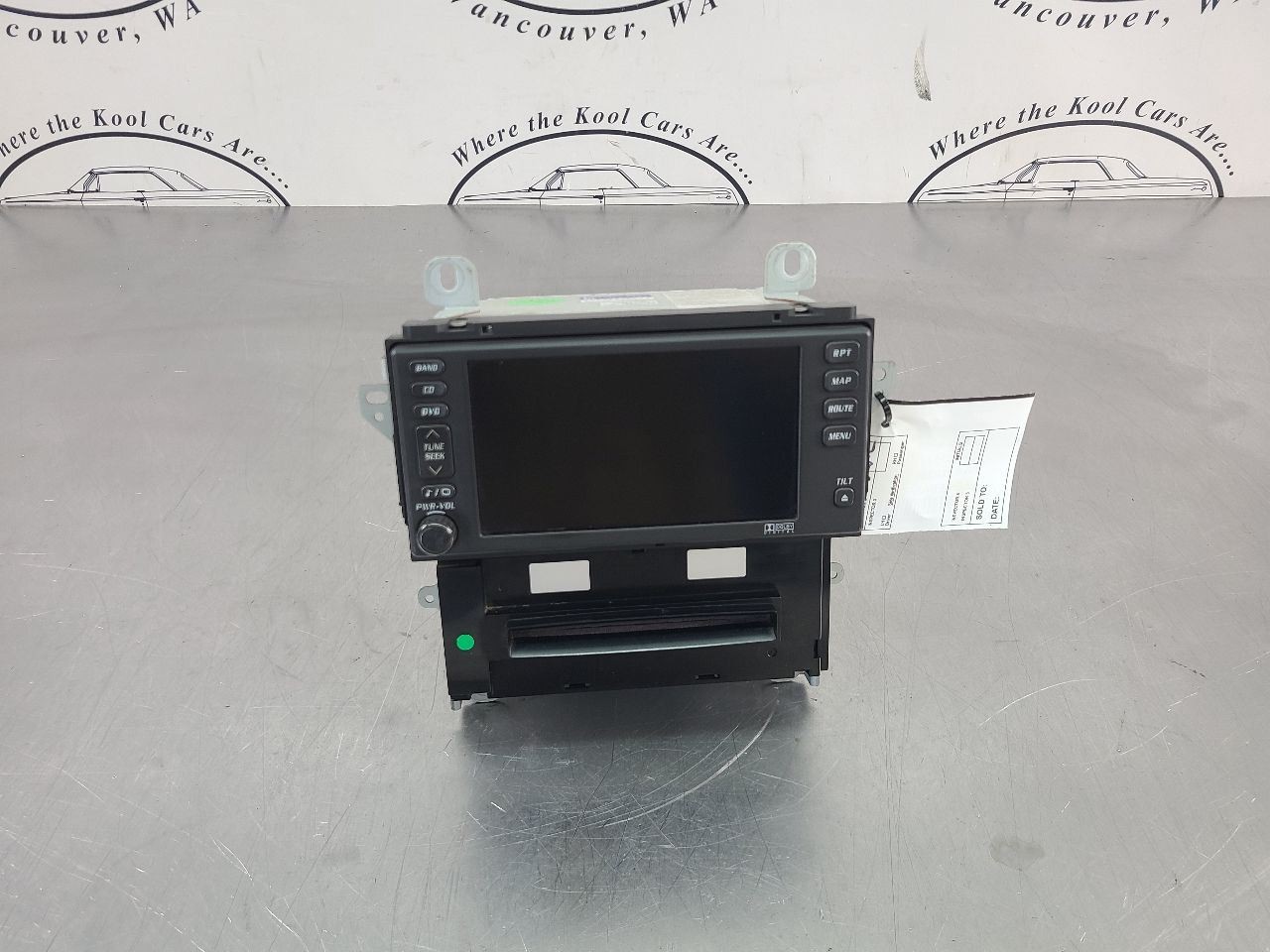 2004-09 Cadillac XLR Factory Radio Display Assembly w/ CD Player, #10353490