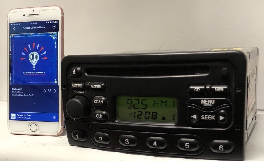 00-02 FORD FOCUS OEM AM FM RADIO STEREO CD BLUETOOTH PLAYER XS4F-18C838-AE
