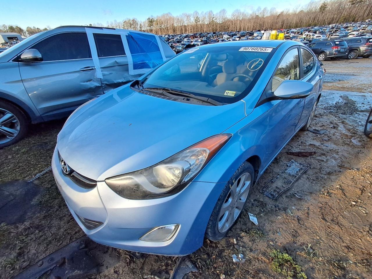 2012 Hyundai Elantra Radio Receiver OEM Used 638-72505 SED 109K Miles