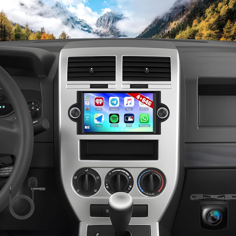4G+64G Car Radio Stereo GPS FM for Dodge Ram 1500 2006-08,Chrysler 300C 2005-07