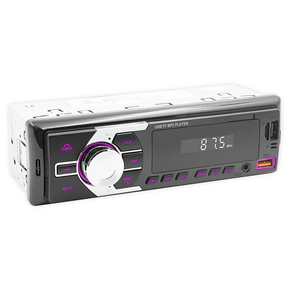 Car Stereo Radio 1 Din MP3 Bluetooth USB TF AUX FM