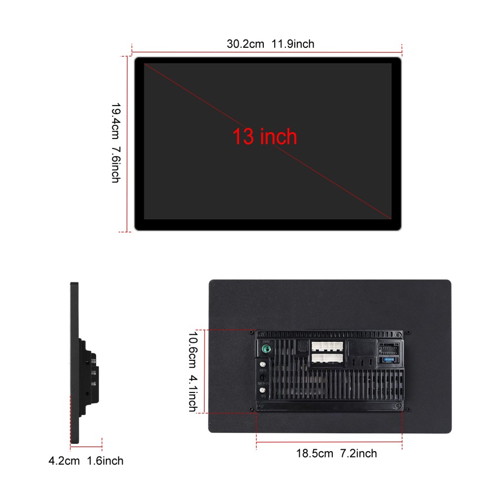 13.1” Carplay For Dodge RAM 1500 2500 2009-2012 Android 15 Car Radio GPS 4+64GB