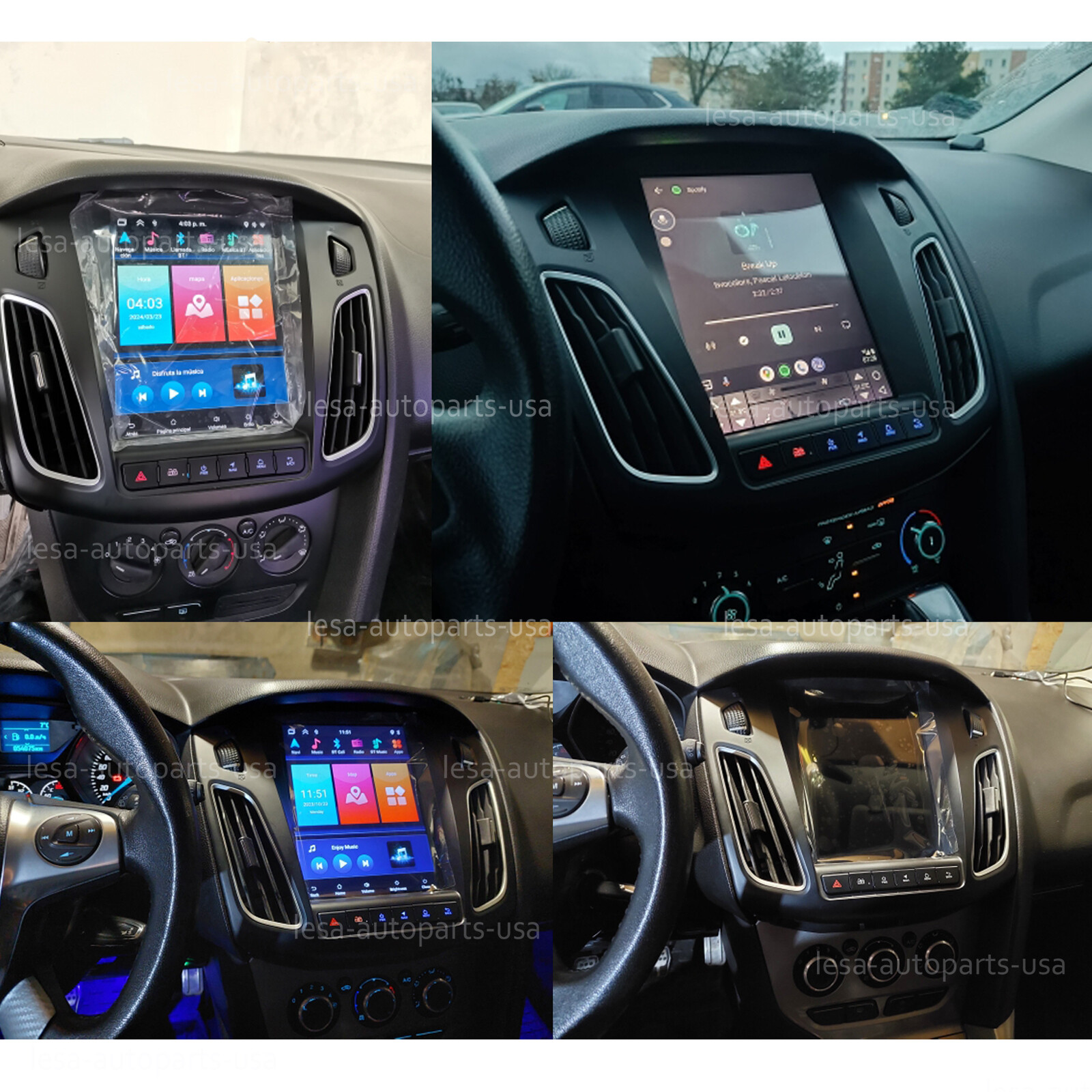 9.7″ For Ford Focus 2012-2018 Android 13 Apple Carplay Car Stereo Radio GPS Navi