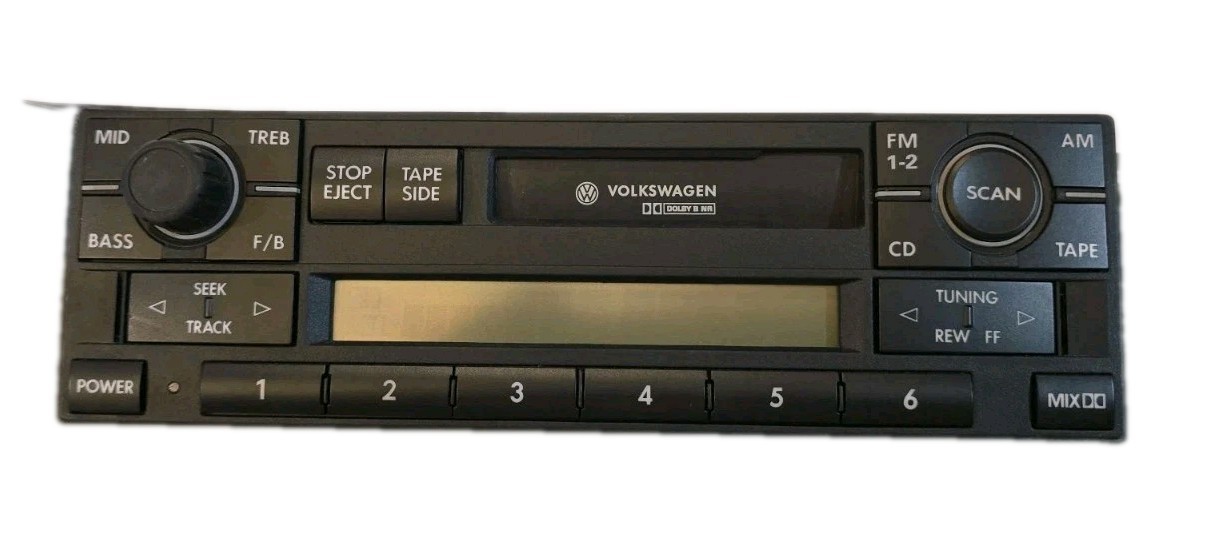 1999-2004 VW EUROVAN Monsoon Stereo Radio Cassette Manual Quick Reference Guide