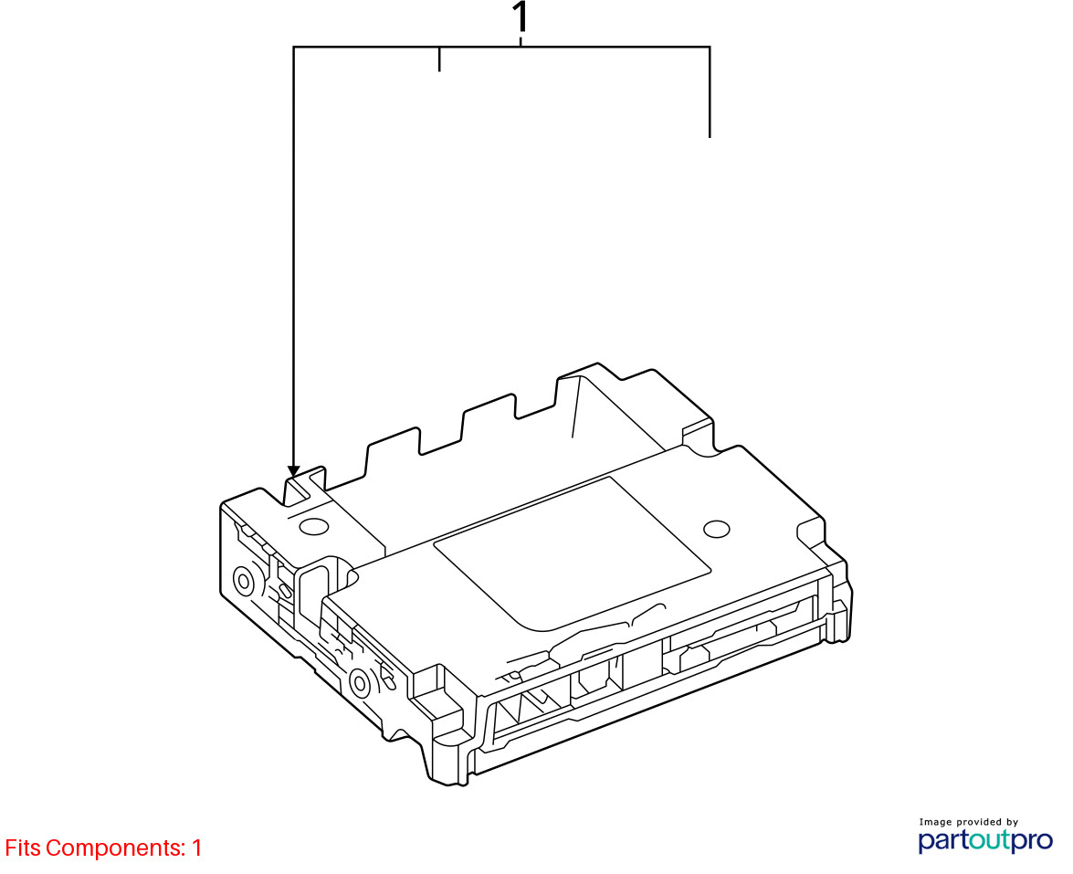 2025 TOYOTA CAMRY XV80 OEM FRONT CENTER DASH 8′ DIGITAL DISPLAY RADIO RECEIVER