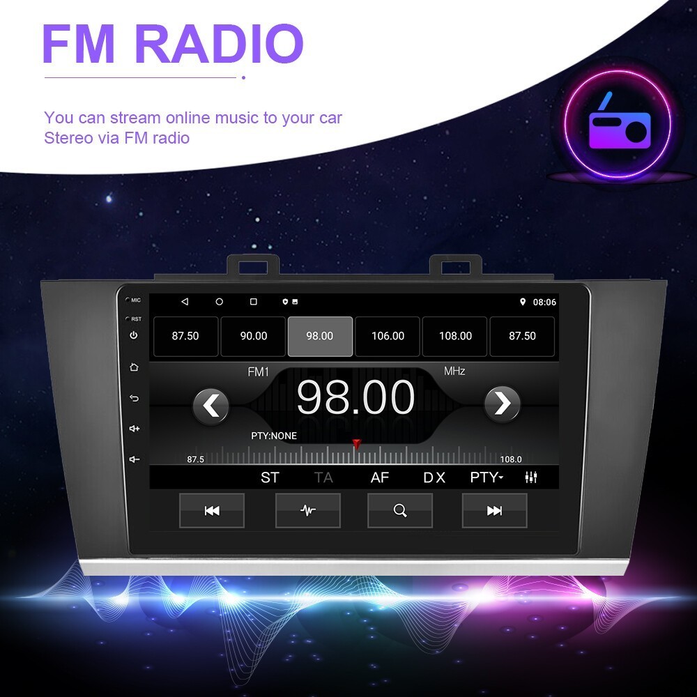 Plug&Play For Subaru Legacy Outback 2015-2018 GPS Navi Car Stereo Radio 4GB+64GB