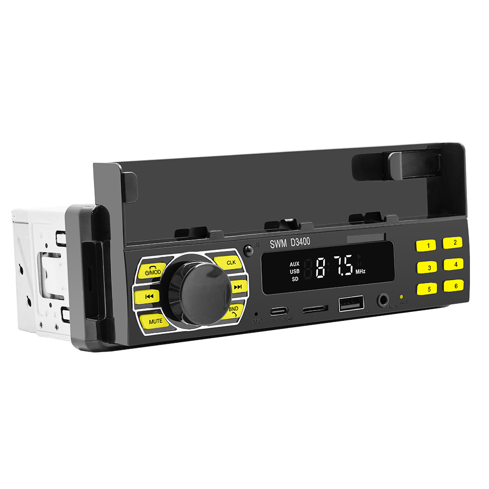 Car Radio Stereo Bluetooth AUX-In MP3 Player Stereo Digital Audio Positioner USB
