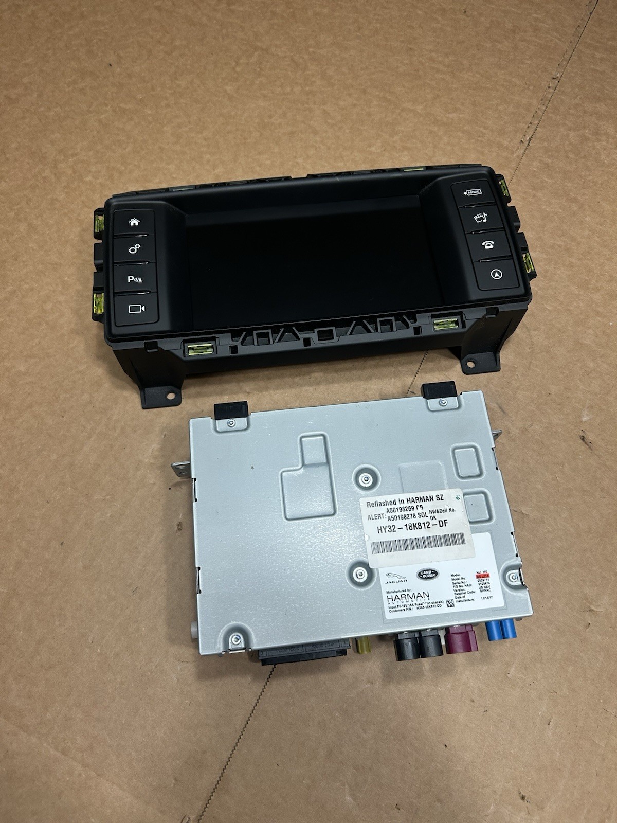 2016-17 Jaguar XF Infotainment System Set Stereo Head Unit Navigation Screen OEM