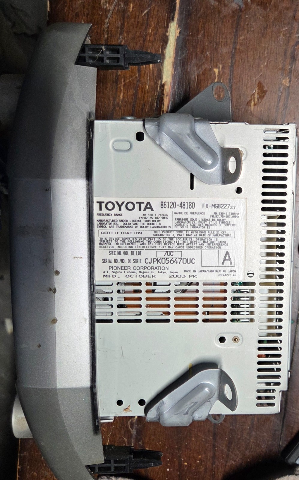 car stereo radio for 2004 lexus