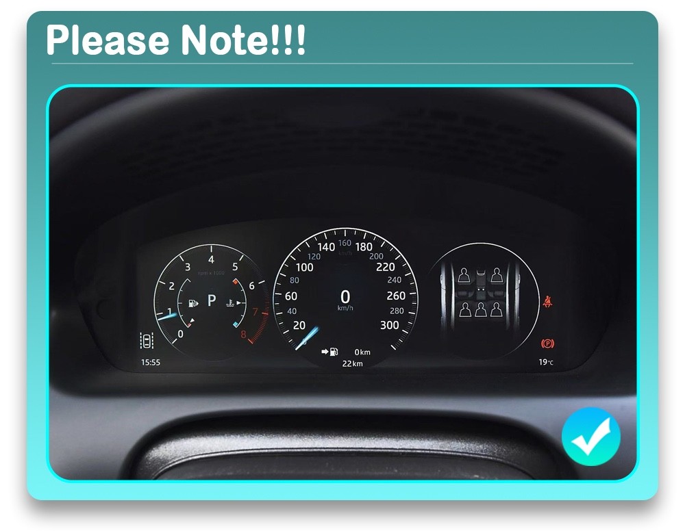 JAGUAR XJ XJL 2010-2020 12.3″ DIGITAL SPEEDOMETER CARPLAY ANDROID AUTO YB3047