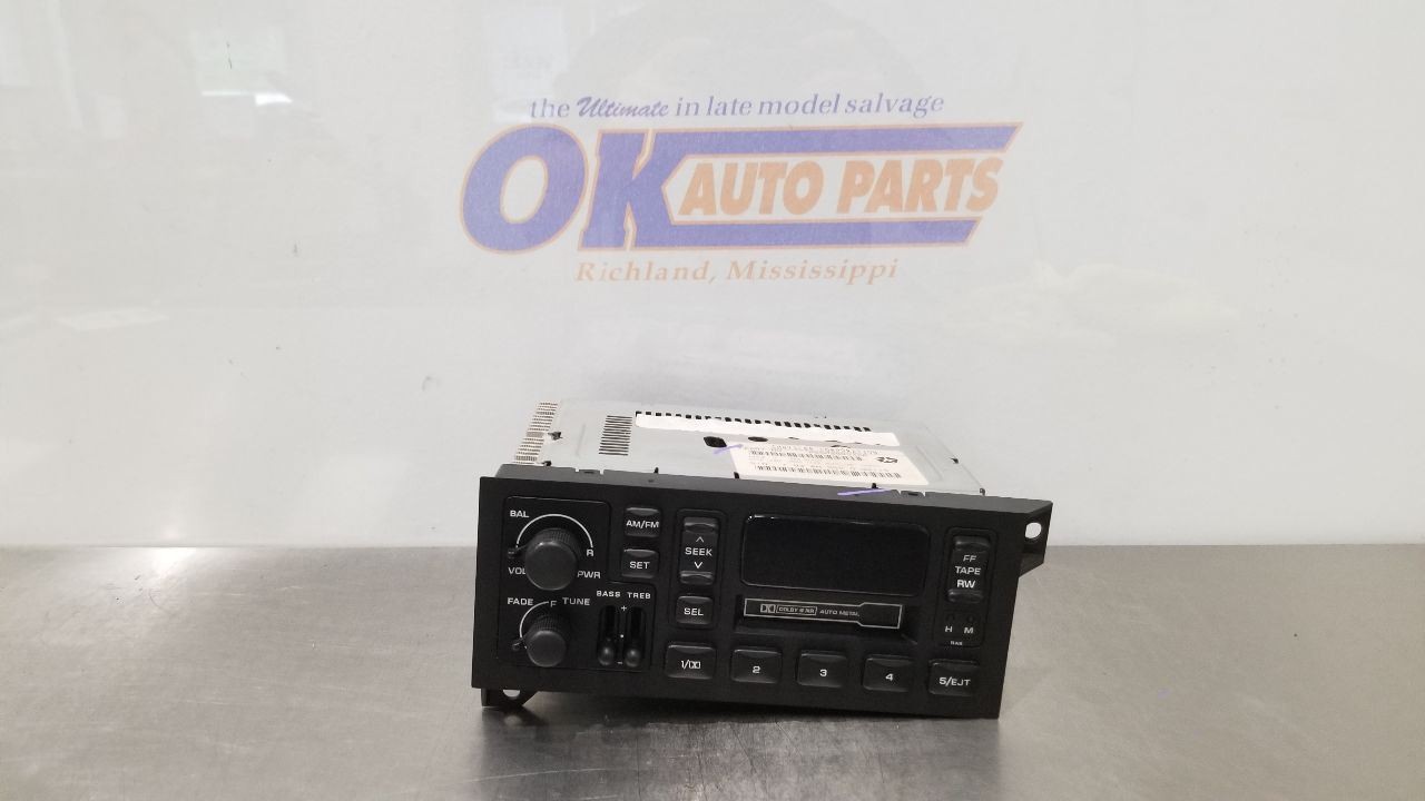2001 DODGE RAM 2500 SLT RADIO AUDIO DISPLAY CONTROL PANEL WITH RECEIVER