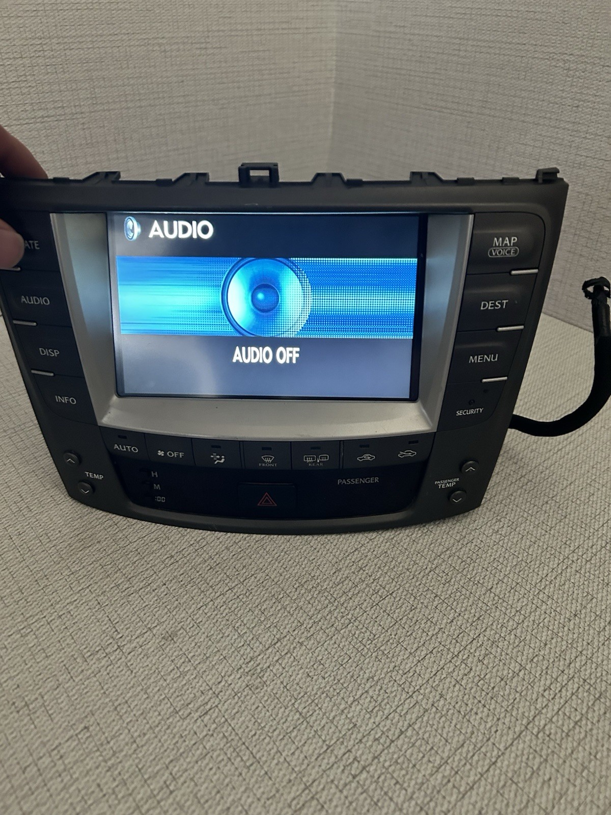 86111-53050 NAVI RADIO GPS STEREO UNIT SCREEN LEXUS IS250 IS350 2006-2009 OEM