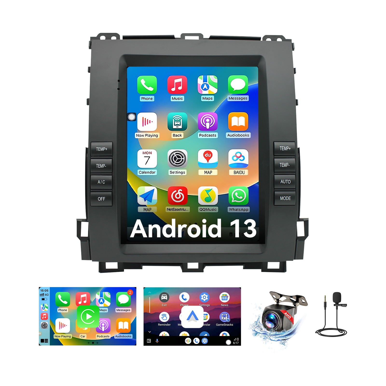10.4″ Car Multimedia GPS Navigation Radio For Lexus GX470 2002-2009