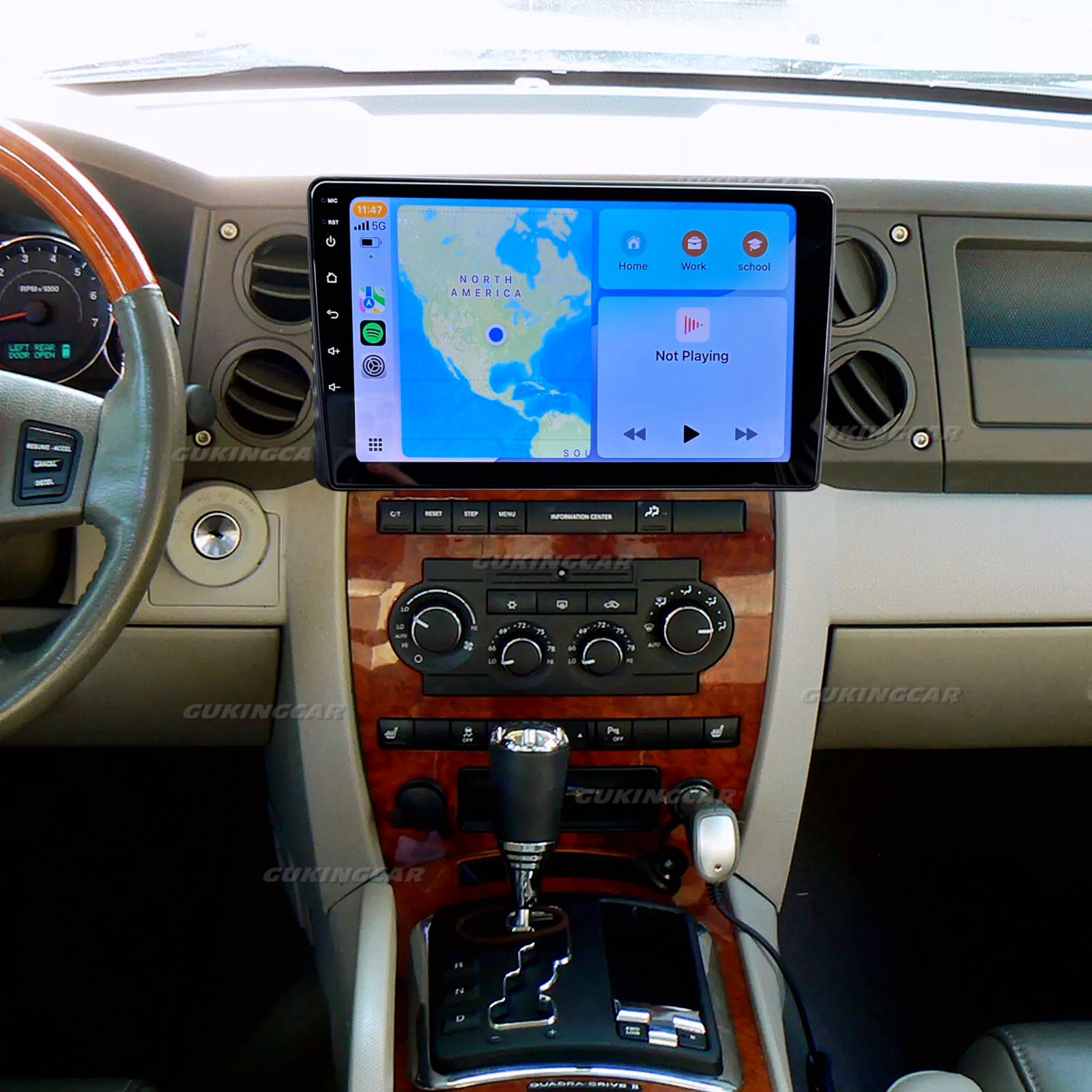 64G FOR 2006-2007 Jeep CommandeR Android13 CarPlay Car Stereo Radio GPS Navi