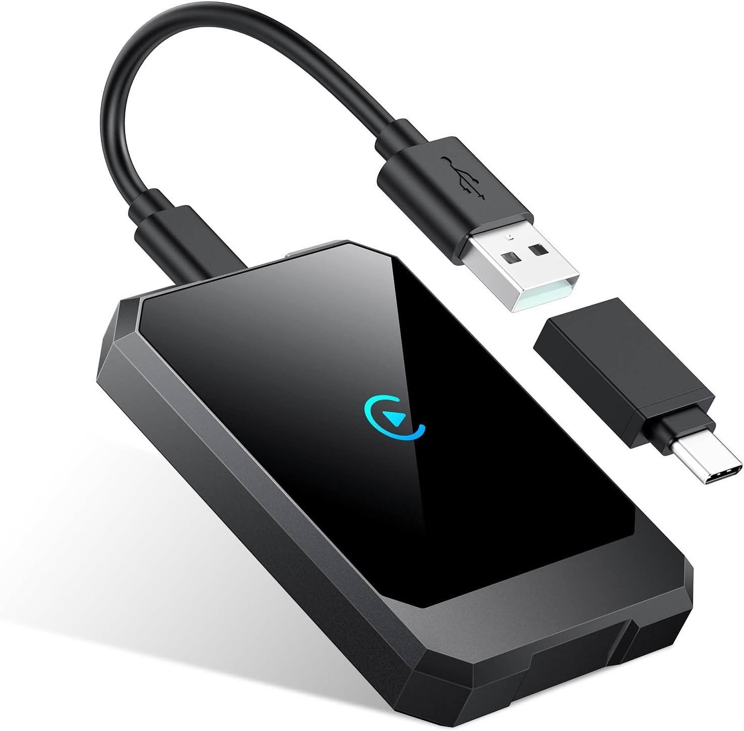 Wireless CarPlay Adapter Converts Wired to Wireless Plug & Play No Lag for Cars